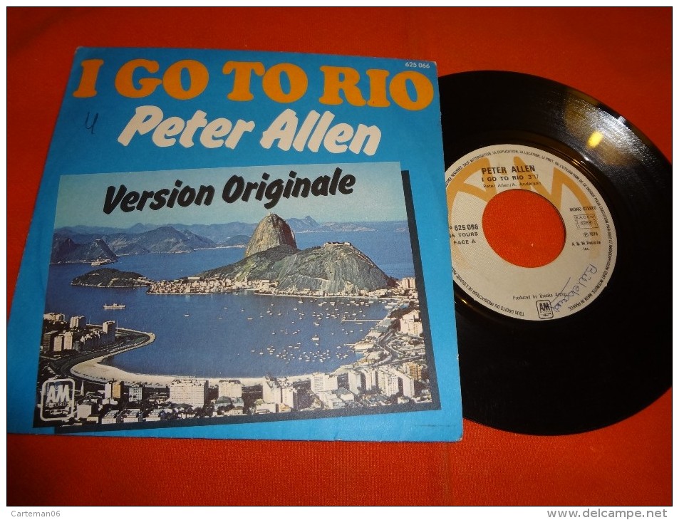 45 T - Peter Allen - I Go To Rio - The Morei See You - AM - Disco, Pop