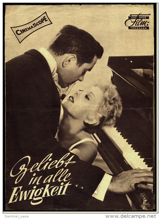 Das Neue Film-Programm Von Ca. 1956  -  "Geliebt In Alle Ewigkeit"  -  Mit Tyrone Power , Kim Nowak - Revistas