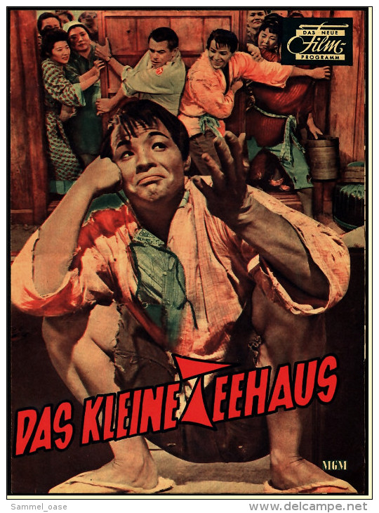 Das Neue Film-Programm Von Ca. 1956  -  "Das Kleine Teehaus"  -  Mit Marlon Brando , Glenn Ford - Revistas