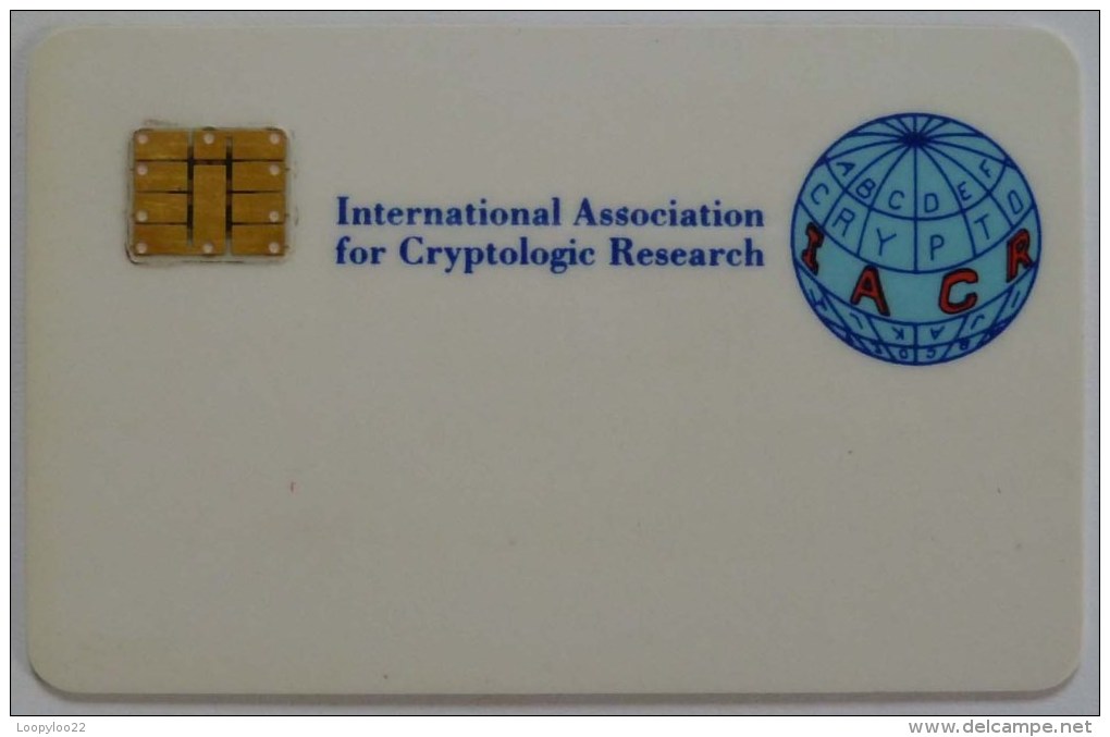 FRANCE - Early Smart Card - Cryptologic Research - CCETT - SC1 Chip - Schlumberger - Telefoonkaarten Voor Particulieren