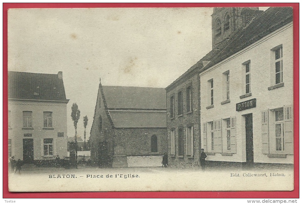 Blaton - Place De L'Eglise ( Voir Verso ) - Bernissart