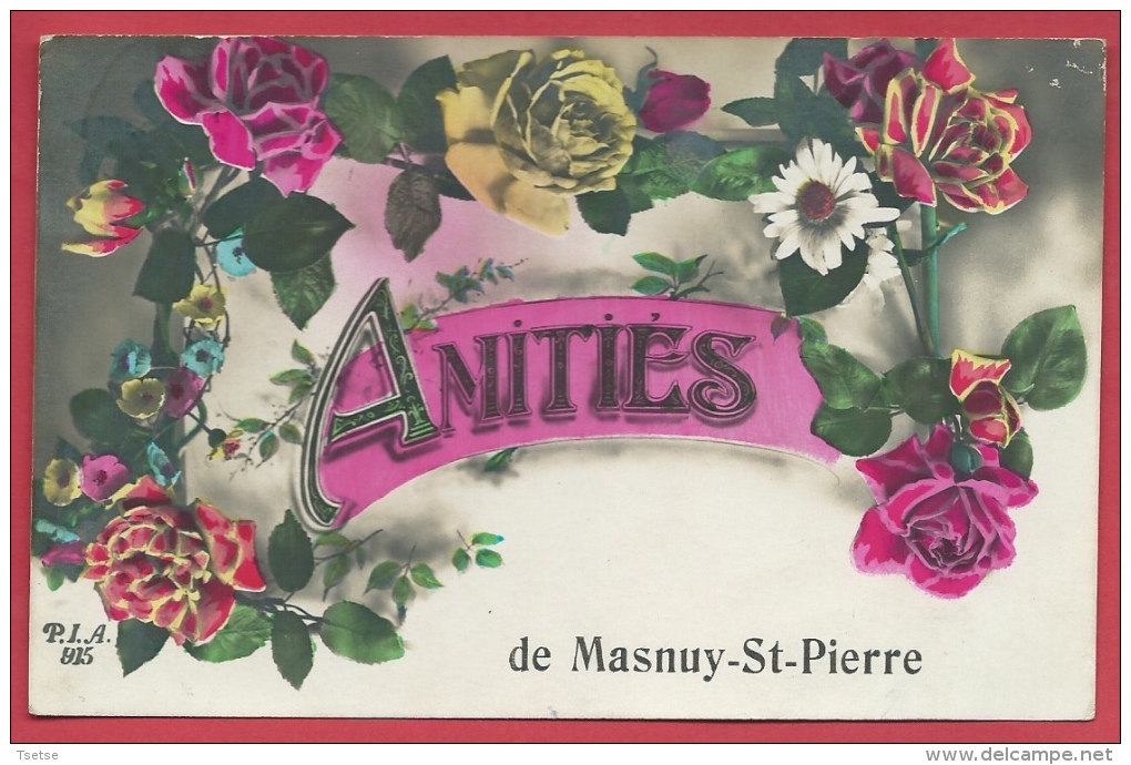 Masnuy-St-Pierre - Amitiés De ... - Jolie Fantaisie - 1932 ( Voir Verso ) - Jurbise