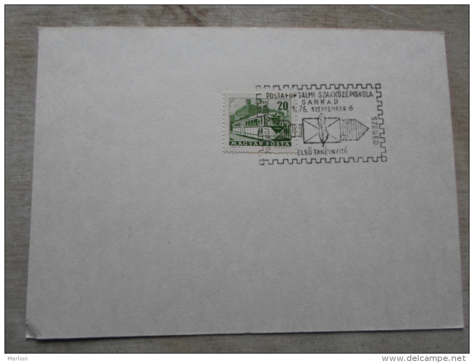 Hungary-  Postaforgalmi Szakközépiskola  SARKAD - 1976 - Békés M.    D128886 - Local Post Stamps
