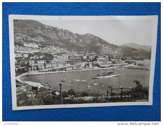 Monte Carlo. La Condamine Et Le Port. Munier 258. Voyage 1939. - Hafen