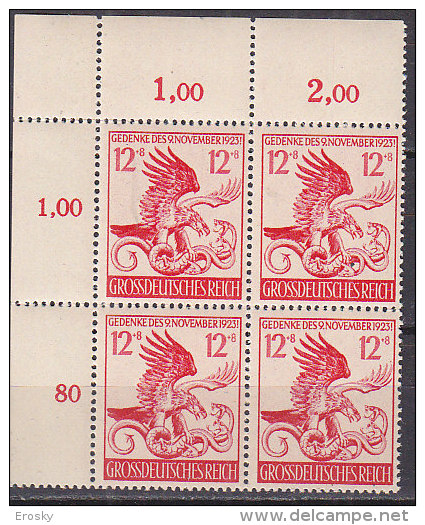 PGL BN0845 - EMPIRE ALLEMAND DEUTSCHES REICH Yv N°784 **  BLOQUE - Neufs