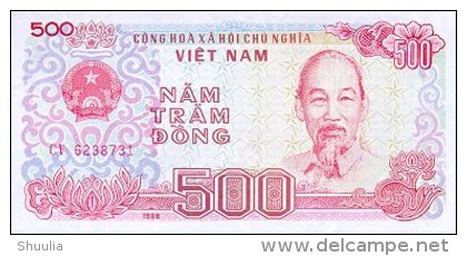 Vietnam 500 Dong 1988 Pick 101 UNC - Vietnam