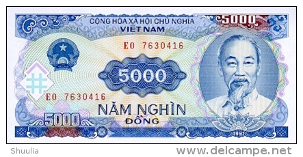 Vietnam 5000 Dong 1991 Pick 108 UNC - Vietnam