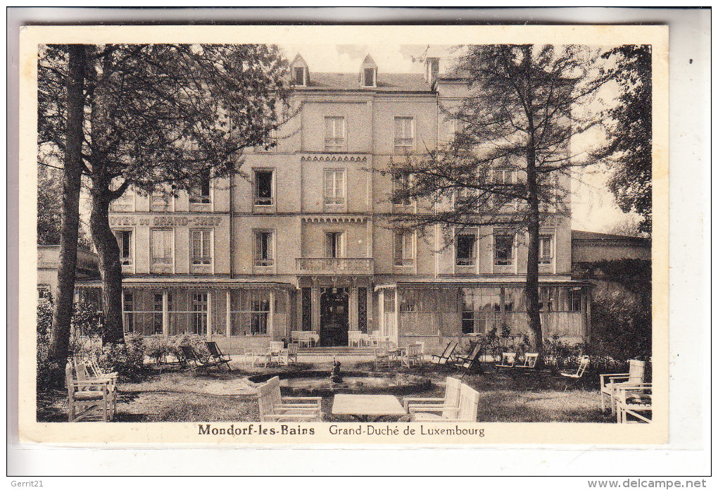 L 5600 BAD MONDORF, Hotel Du Grand Chef, 1935 - Bad Mondorf
