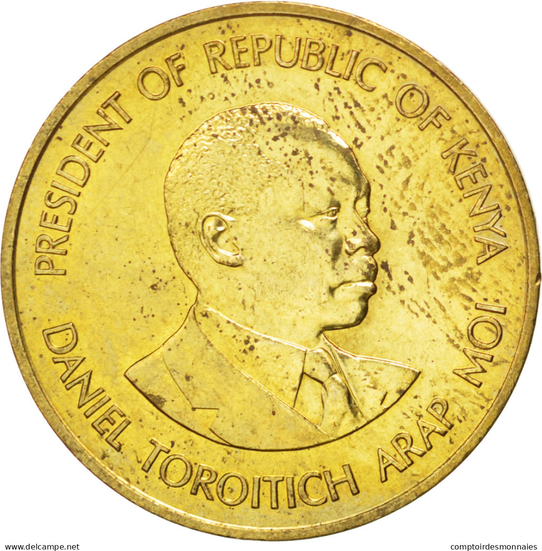 Monnaie, Kenya, 5 Cents, 1987, SPL, Nickel-brass, KM:17 - Kenya