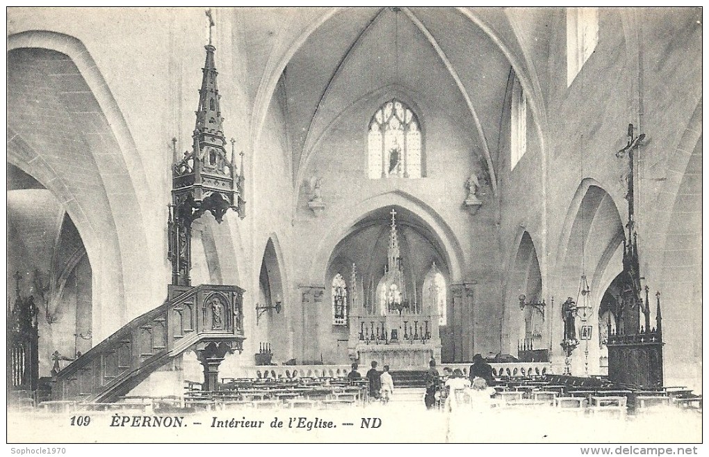 CENTRE - 28 - EURE ET LOIR - EPERNON - INtérieur De L'église - Epernon