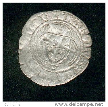 Charles VII Petit  Blanc De La 4é émission - 1422-1461 Carlos VII El Victorioso