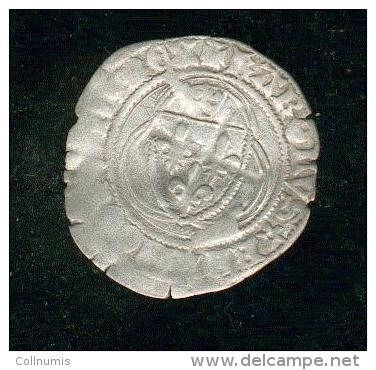 Charles VII Petit  Blanc De La 4é émission - 1422-1461 Charles VII Le Victorieux