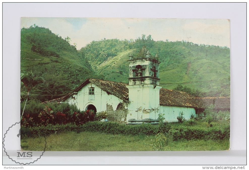 Vintage 1950´s Costa Rica Postcard - Iglesia De Orosi / Orosi Church - Costa Rica