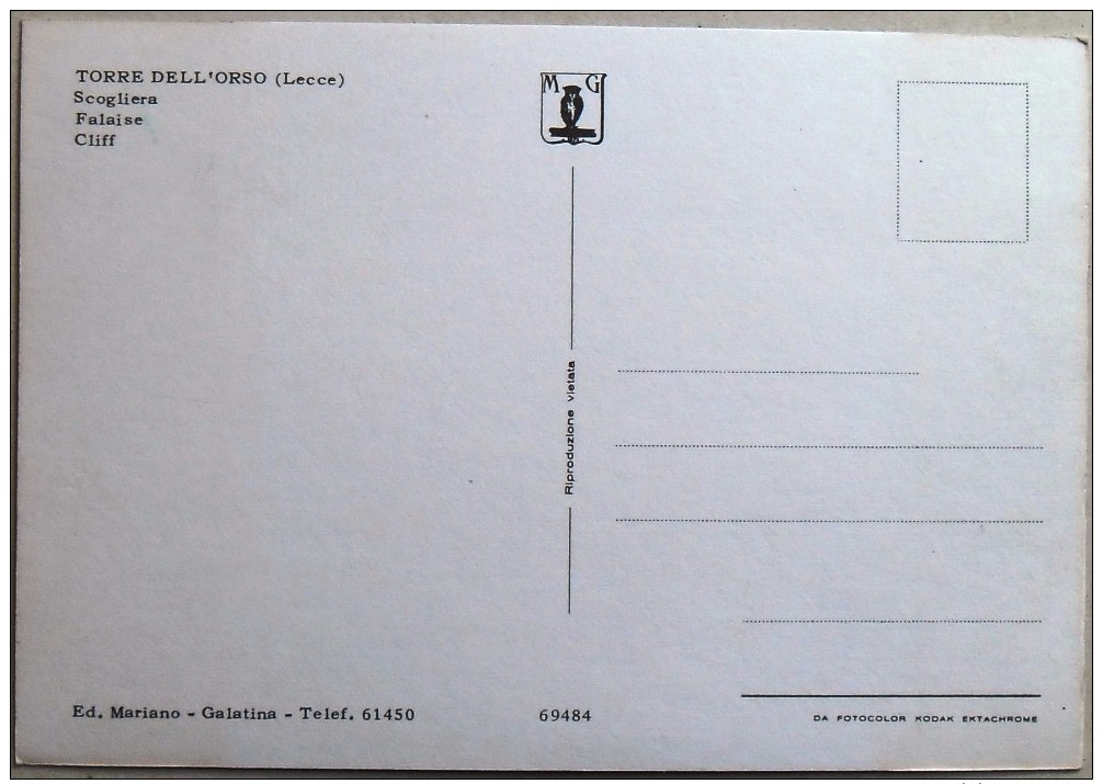 TORRE DELL´ORSO - Scogliera - Lecce