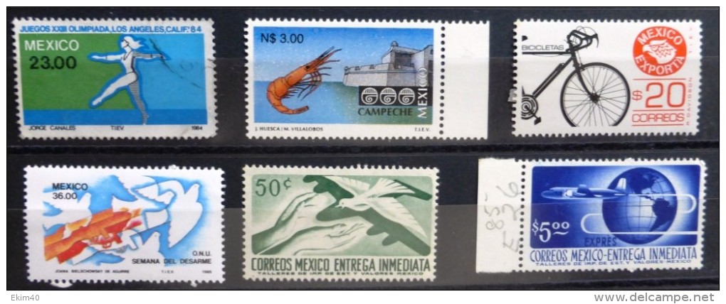 Selection Of Old Mint Mexico Stamps No WM-265. - Mexico