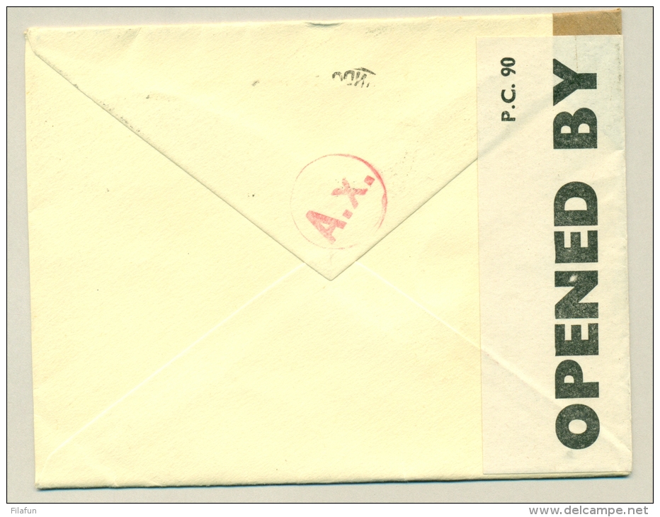 UK - 1943 -  Censored Cover London To Red Cross In Geneva - Brieven En Documenten