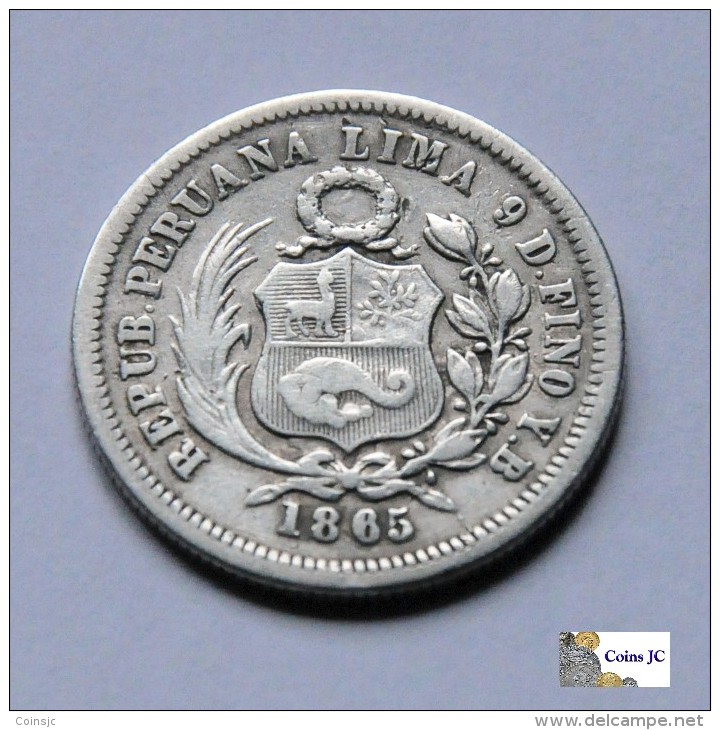 Perú - 1/5 Sol - 1865 - Peru