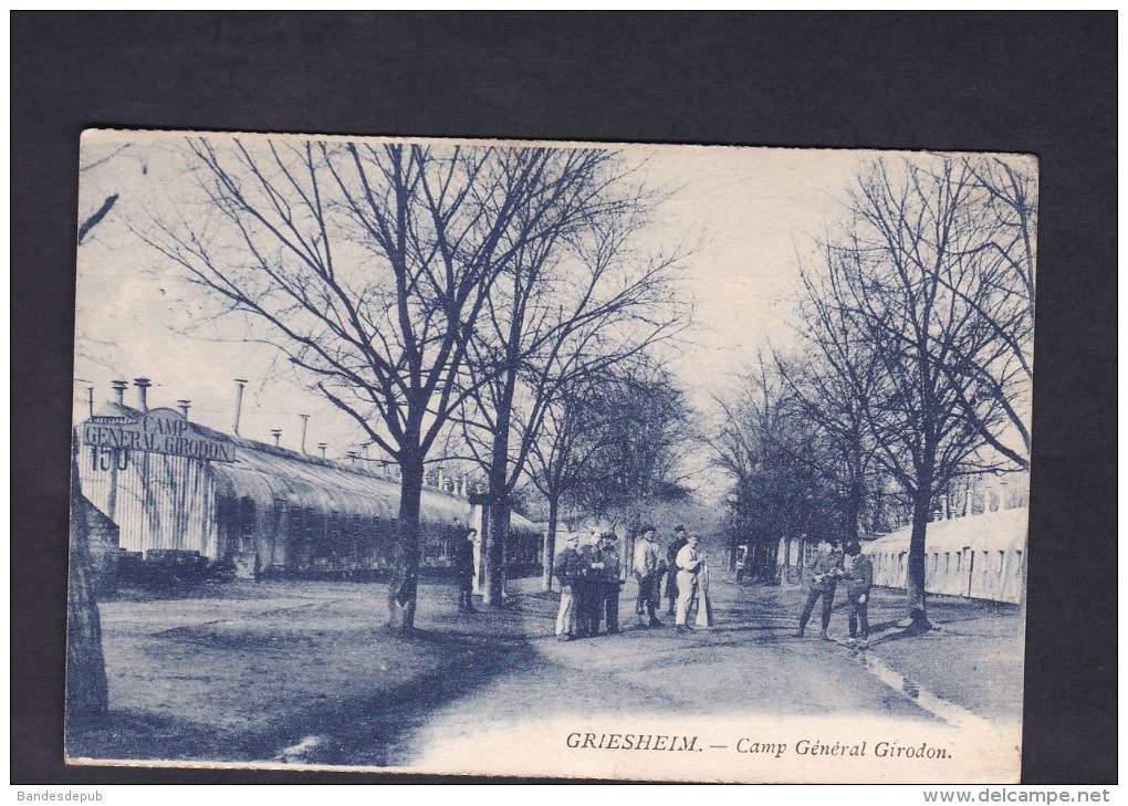 AK - Griesheim - Camp  General Girodon ( Animée Poste Aux Armées ) - Griesheim