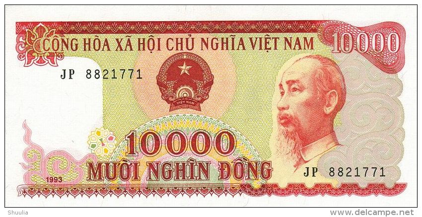 Vietnam 10000 Dong 1993 Pick 115 UNC - Vietnam