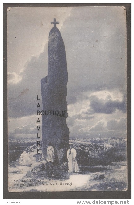 29 - BRIGNOGAN----le Menhir---animé - Autres & Non Classés