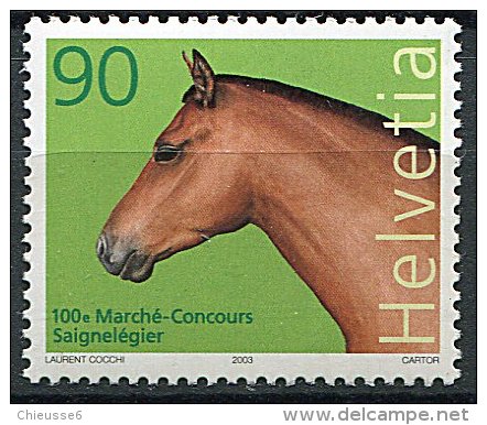 (cl.18 - P34)  Suisse ** N° 1755  (ref. Michel Au Dos) - Cheval - - Neufs