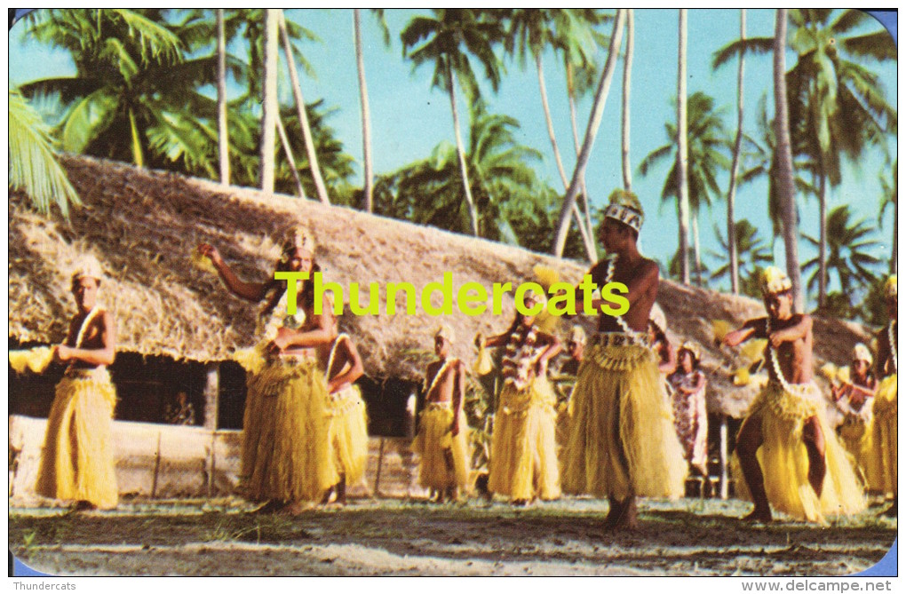 CPSM TAHITI TAMURE DANCERS AT BORA BORA - Tahiti