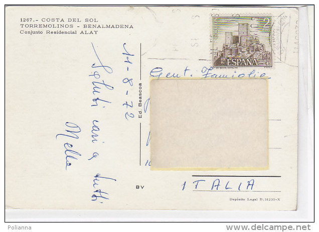 PO1131D# SPAGNA - TORREMOLINOS - BENALMADENA - CONJUNTO RESIDENCIAL ALAY  VG 1972 - Cuenca