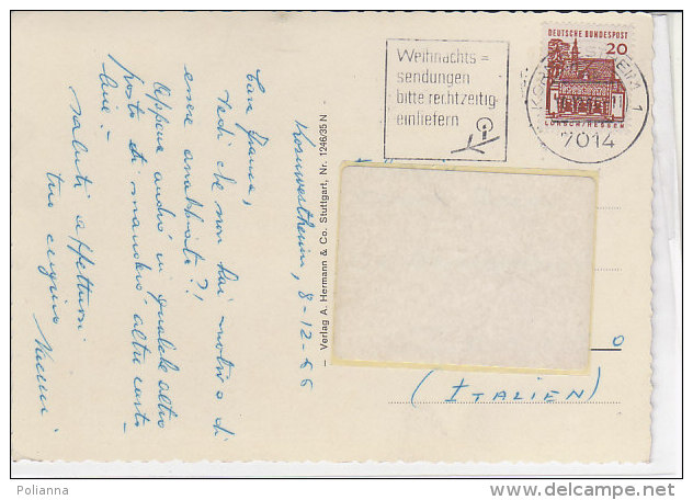 PO1142D# GERMANIA - GERMANY - KORNWESTHEIM - SALAMANDER WERKSCHULEN  VG 1966 - Kornwestheim