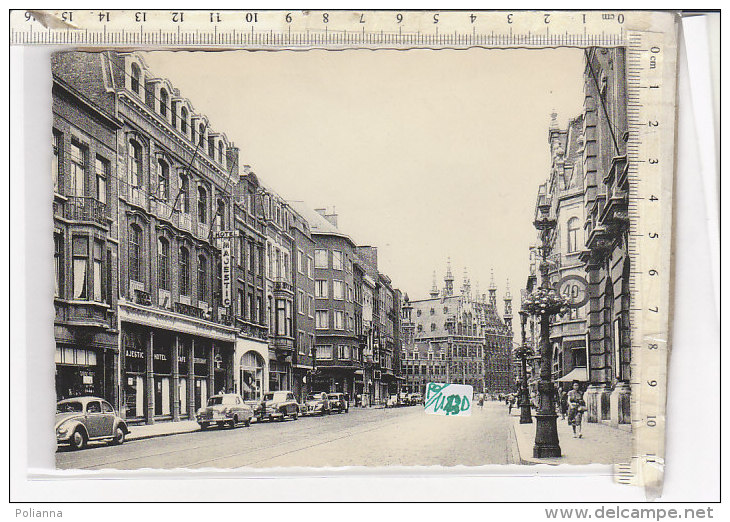 PO1143D# BELGIO - LEUVEN - AVENUE DES ALLIES - HOTEL MAJESTIC - AUTO OLD CARS  No VG - Leuven