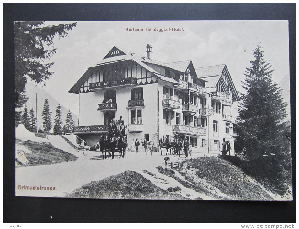 AK GRIMSELSTRASSE HANDEGG GUTTANNEN  Hotel   Ca.1910/// D*15533 - Guttannen