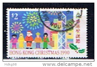 HK+ Hongkong 1990 Mi 603 Weihnachten - Used Stamps