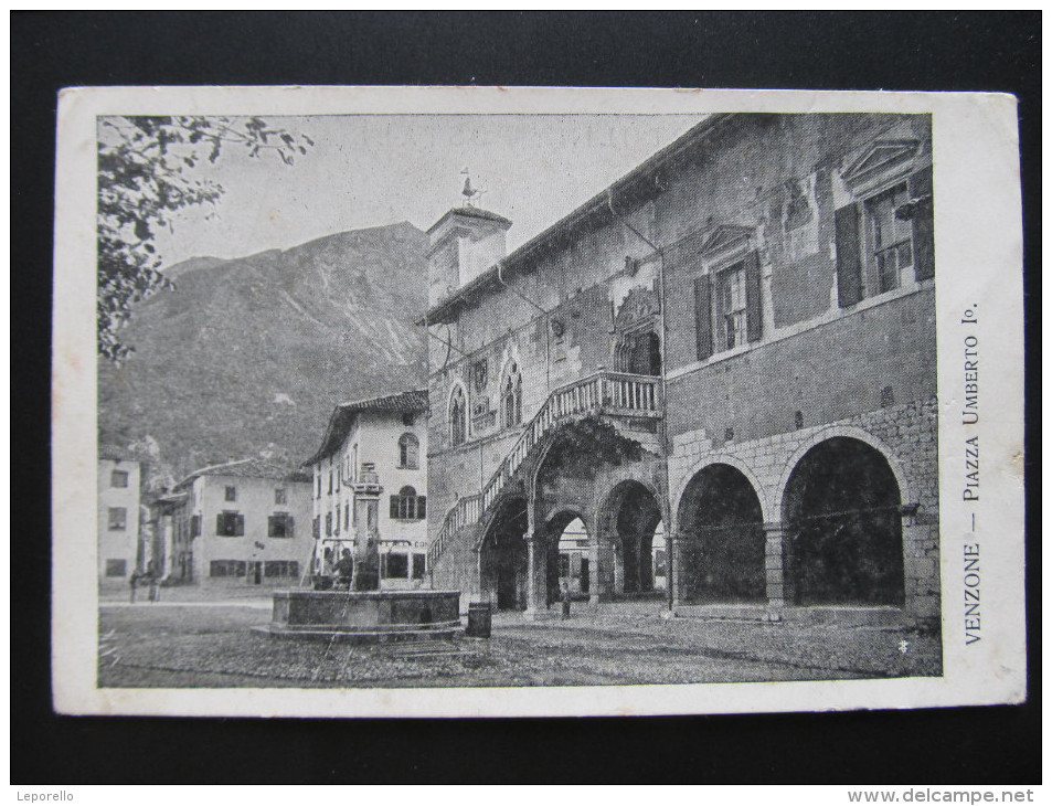 AK VENZONE (UD) Piazza Umberto Ca.1920 // D*15547 - Altri & Non Classificati