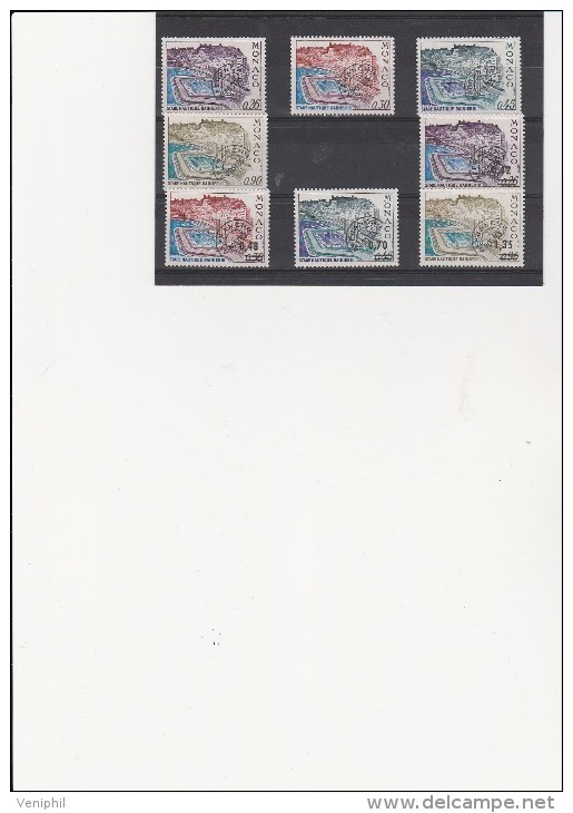 MONACO - TIMBRES PREOBLITERES N° 30 A 37 NEUF X  COTE : 23,10 € - VorausGebrauchte