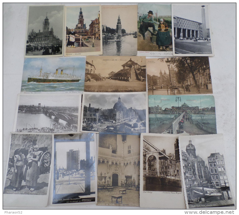 Lot De 43 Cp- Divers Hollande -pays Bas - 5 - 99 Postcards