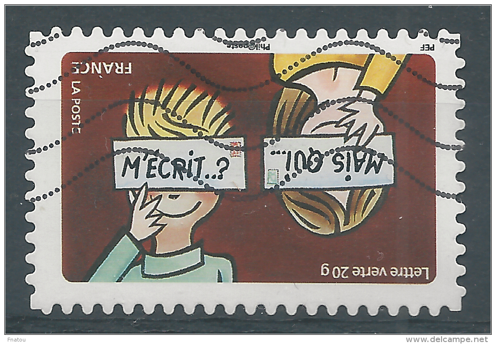 France, Greetings, "Mais Qui M'écrit?", 2014, VFU - Used Stamps