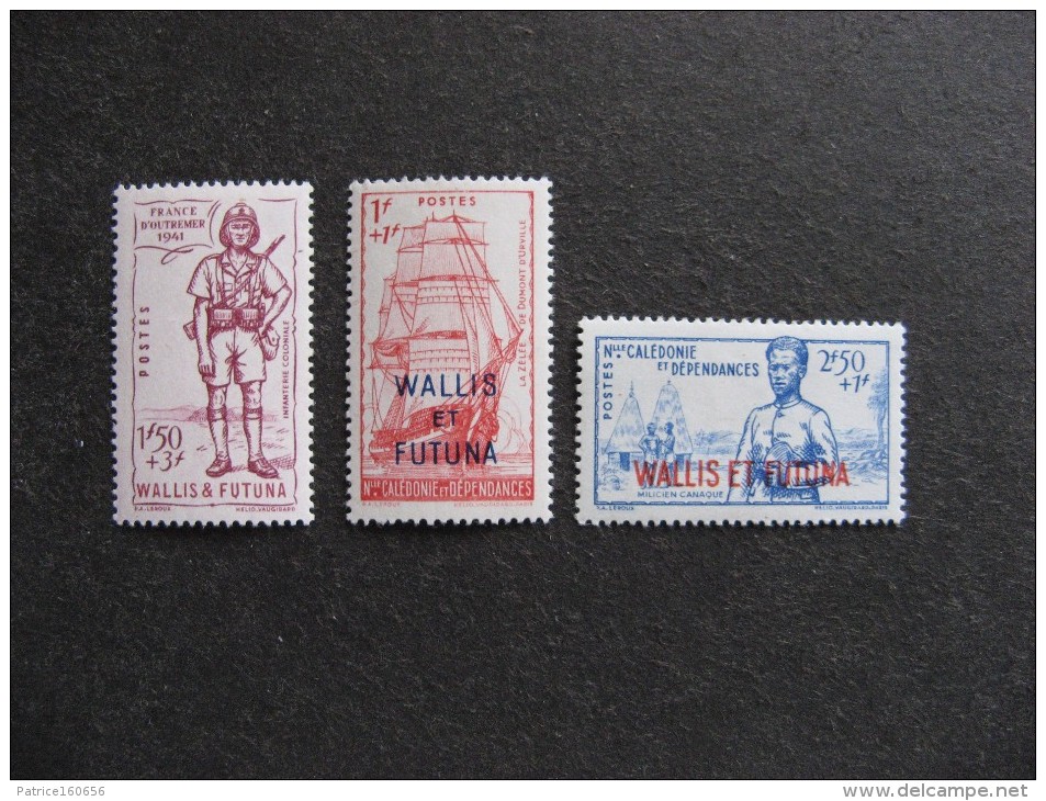 Wallis Et Futuna: A).  Série N° 87 Au N°89, Neufs X . - Nuevos