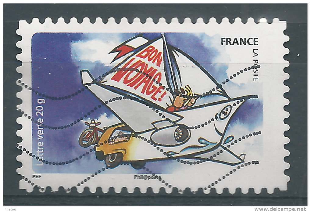 France, Greetings, "Bon Voyage", 2014, VFU - Used Stamps