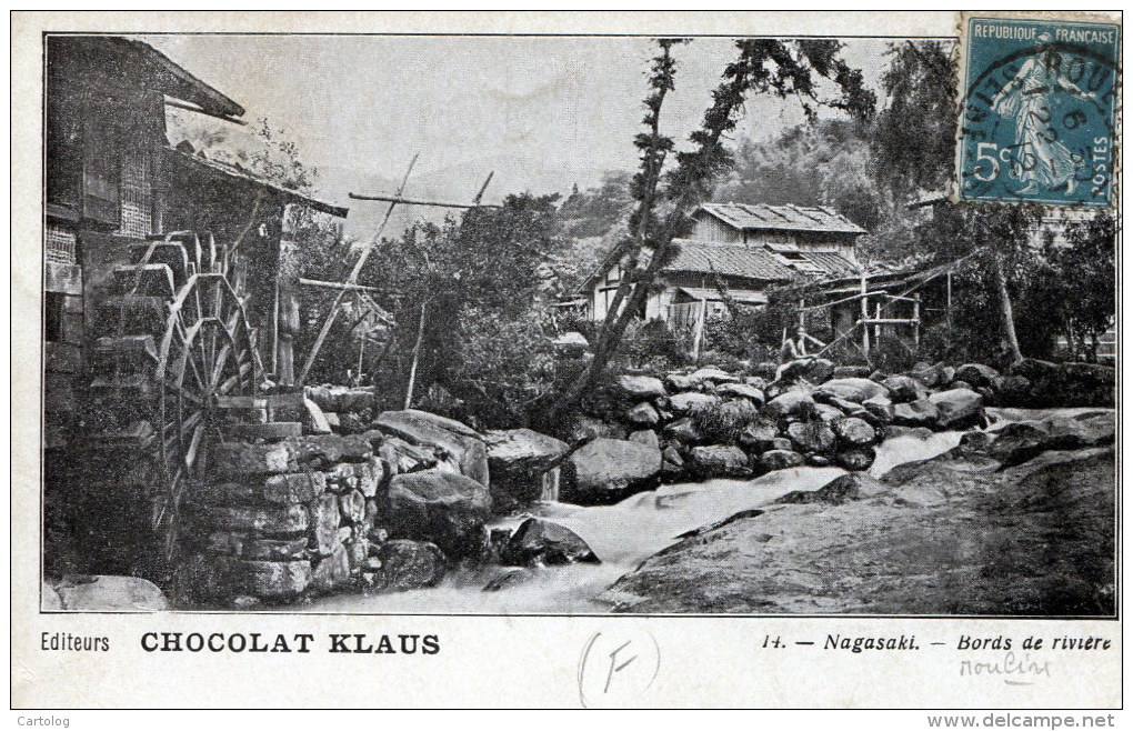 Nagasaki. Bords De Riviere. Pubblicitaria Chocolat Klaus - Altri & Non Classificati