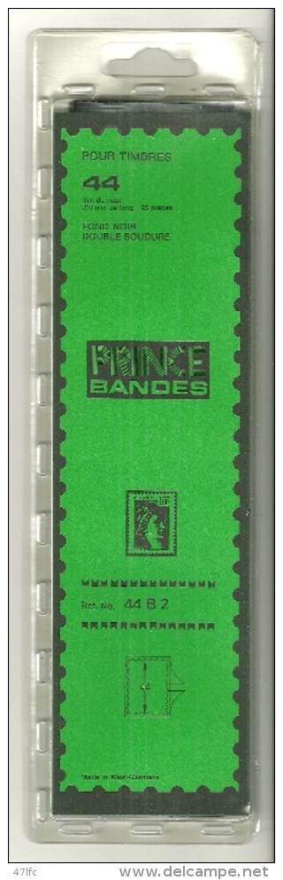 Pochette De 25 Bandes De Protection Pour Timbres PRINCE BANDES 44 Mm - Réf. 44 B 2. Neuf Sous Blister - Autres & Non Classés