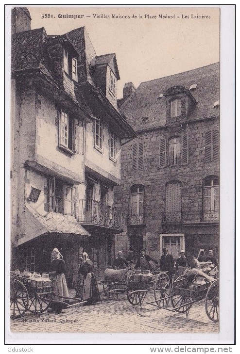 Quimper Vieilles Maisons De La Place Médard Les Laitières - Quimper