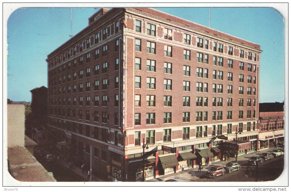 Hotel Chisca, Main Street At Linden Avenue, Memphis, Tennessee - 1953 - Memphis