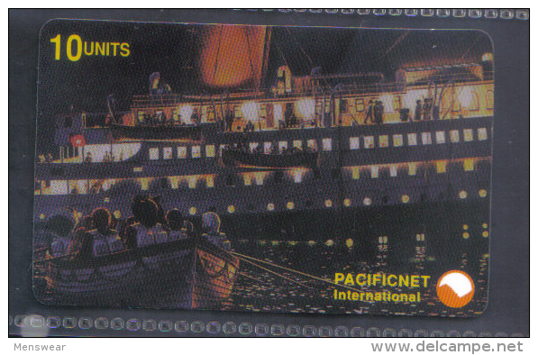 PACIFICNET AUSTRALIA 1998 PHONECARD  ( TITANIC ) LIMITED EDITION CARD NUMBER 12 OF 2000 - Australia