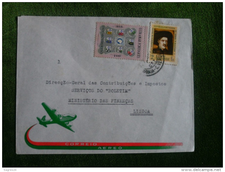 Cap Vert - Cabo Verde - Oblitéré Sur Lettre Sans Correspondance 1960 - Kap Verde