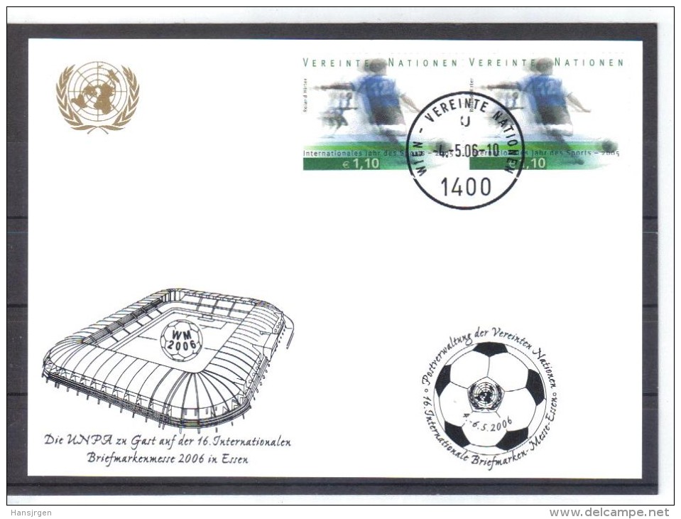 RTY78  UNO WIEN 2005  MICHL 441/42  WEISSE KARTE - White Cards - Gebraucht