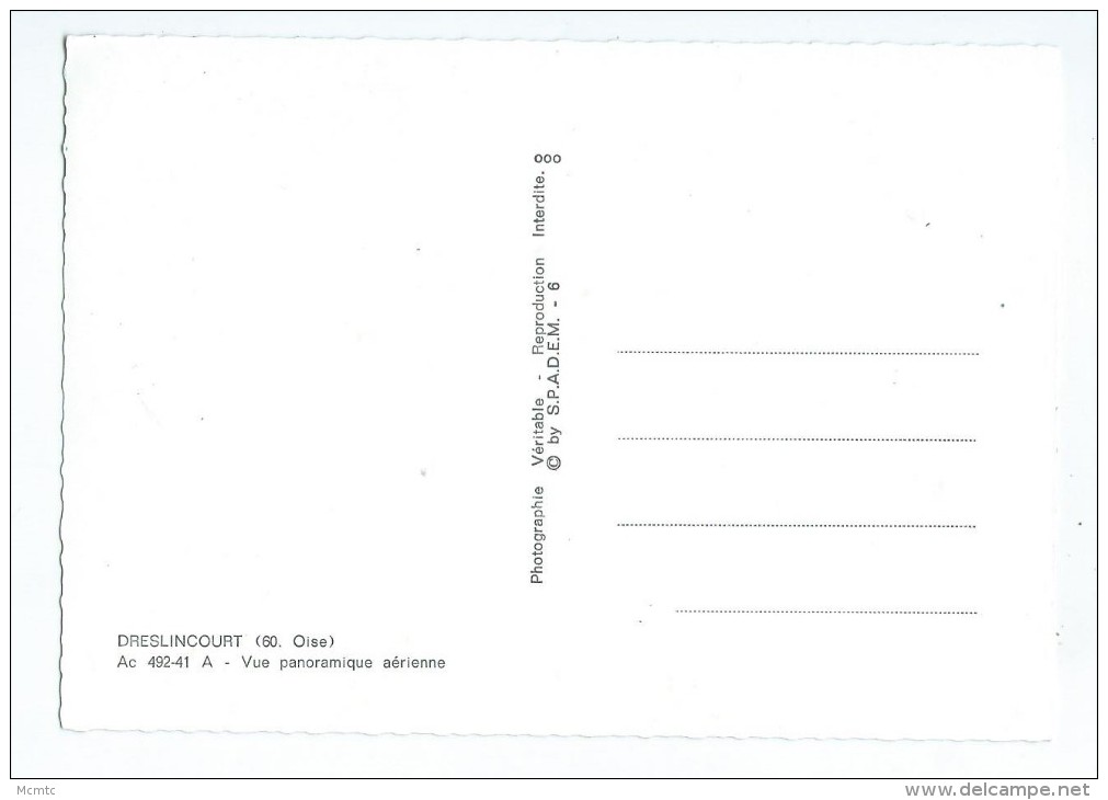CPM - Dreslincourt  - Vue Panoramique Aérienne - Ribecourt Dreslincourt