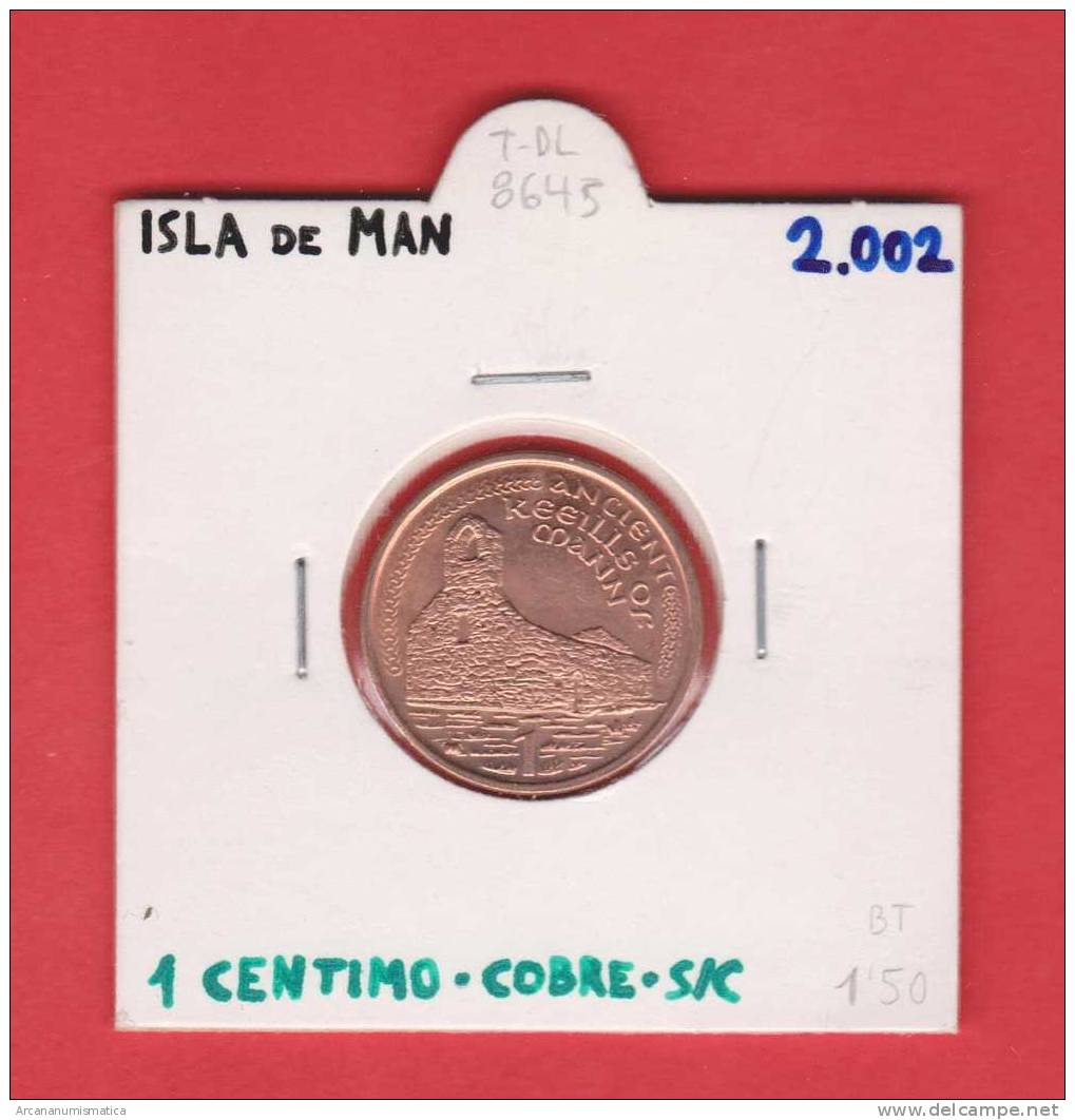 ISLA DE MAN  1  CENTIMO  COBRE  2.002   SC/UNC    DL-8645 - Andere - Europa