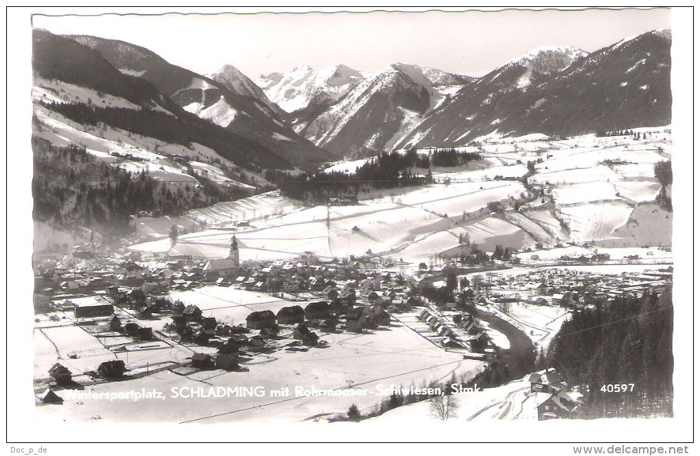 Österreich - A-8970 Schladming - Steiermark - Wintersportplatz Mit Rohrmooser Schiwiesen - Schladming