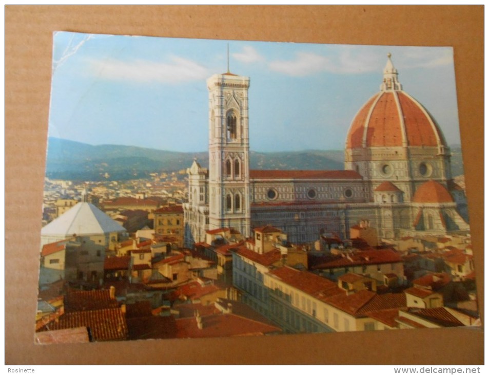 Italie FIRENZE La Cattedrale  / Florence La Cathedrale  ( Voyagée 1972) - Firenze