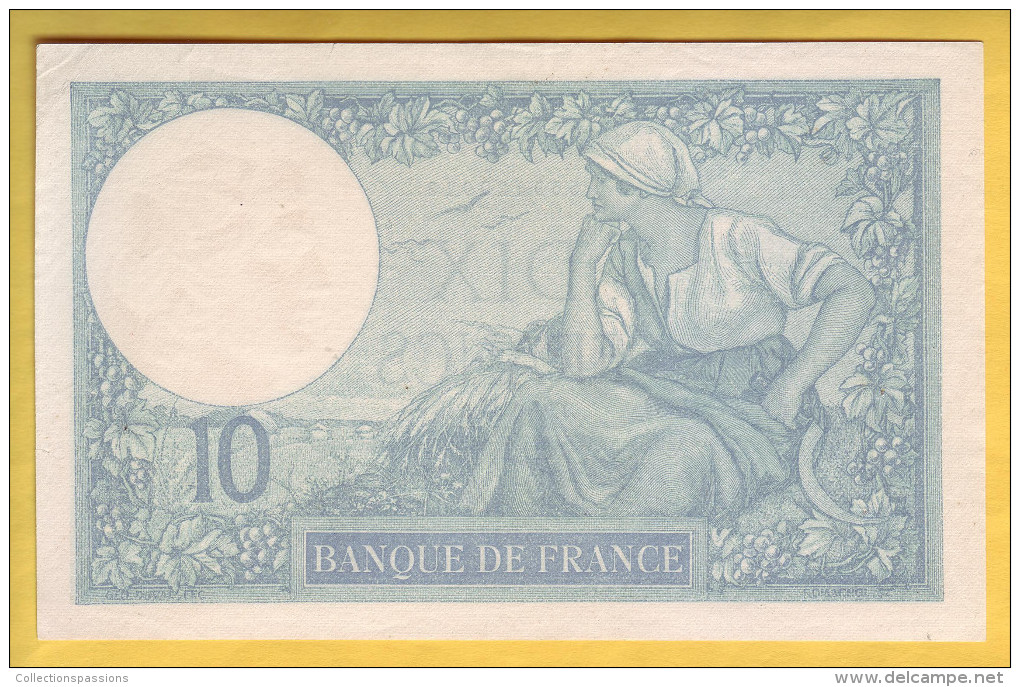 BILLET FRANCAIS - 10 Francs Minerve 26.2.1926 SUP - 10 F 1916-1942 ''Minerve''