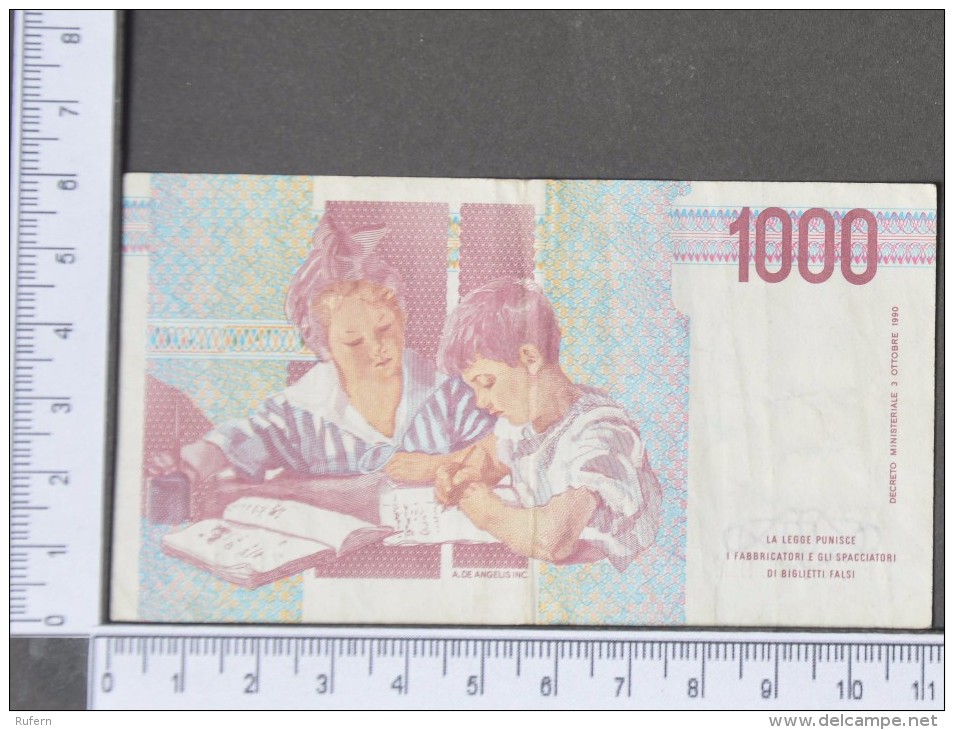 ITALY  1000  LIRE  1990     -    (Nº11417) - 1000 Lire